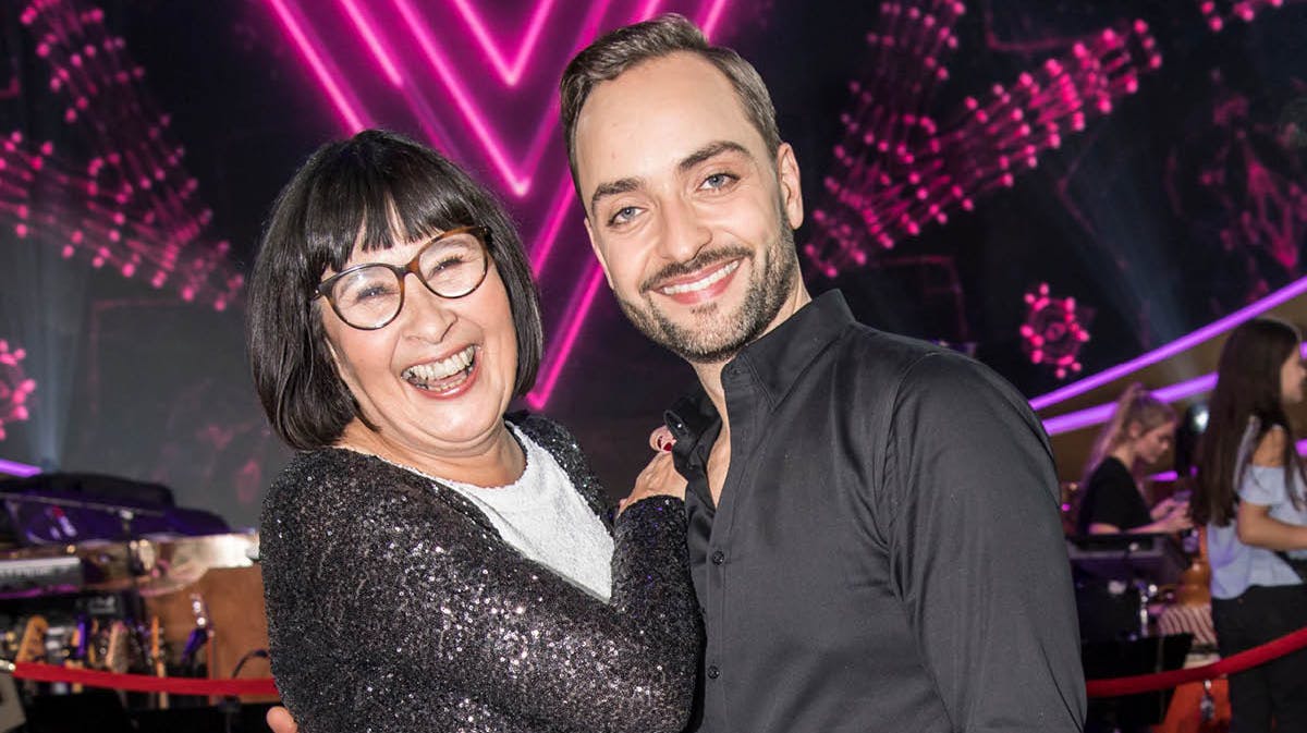 Rosa Kildahl og Esbern Syhler-Hansen i "Vild med dans" 2019. 