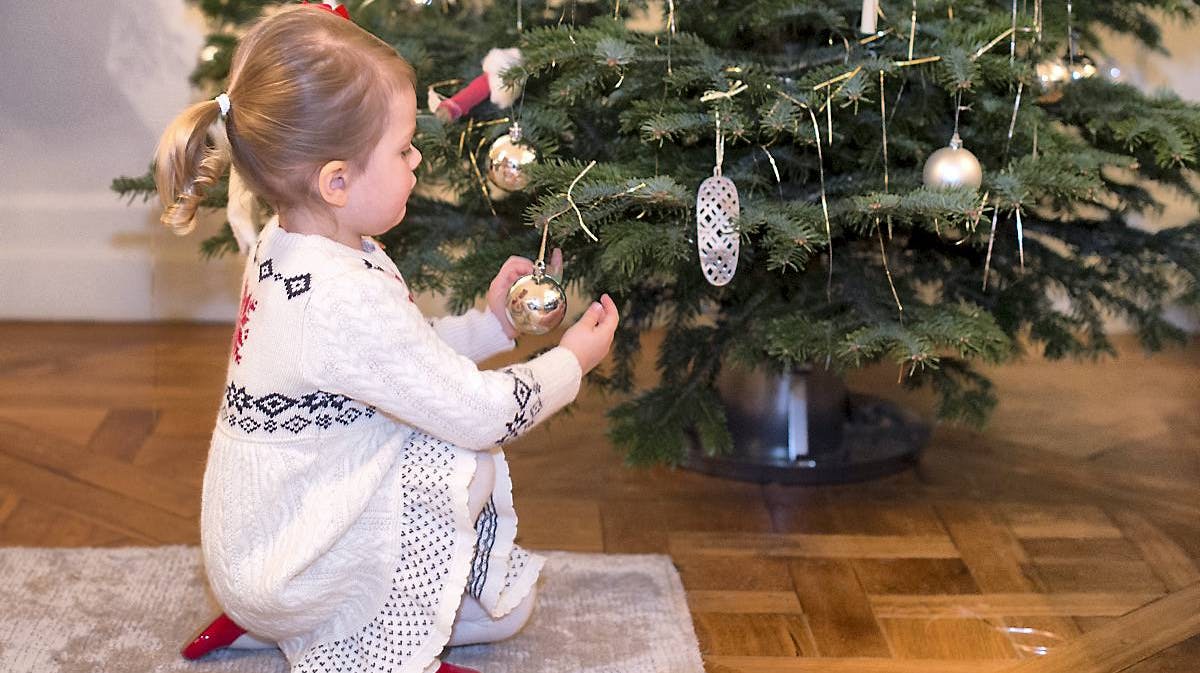 Prinsesse Estelle i julen 2014.