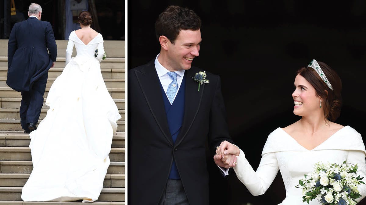 Prinsesse Eugenie og hendes mand, Jack Brooksbank.&nbsp;