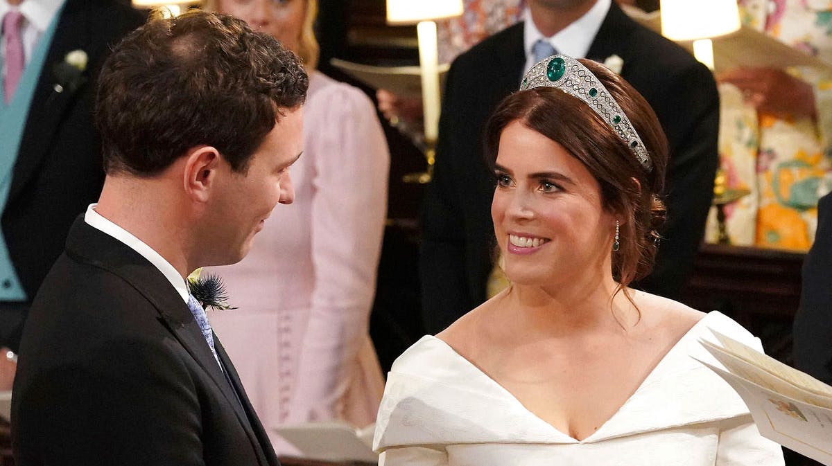 Prinsesse Eugenie og Jack Brooksbank.