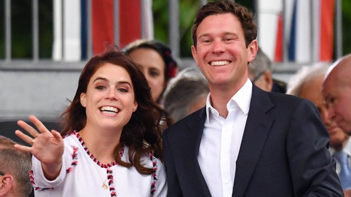 Prinsesse Eugenie og Jack Brooksbank.