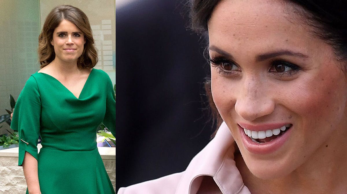 Prinsesse Eugenie og hertuginde Meghan.