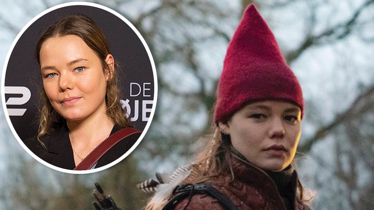 Viilbjørk Malling Agger spiller falke i "Tinka og Kongespillet" 