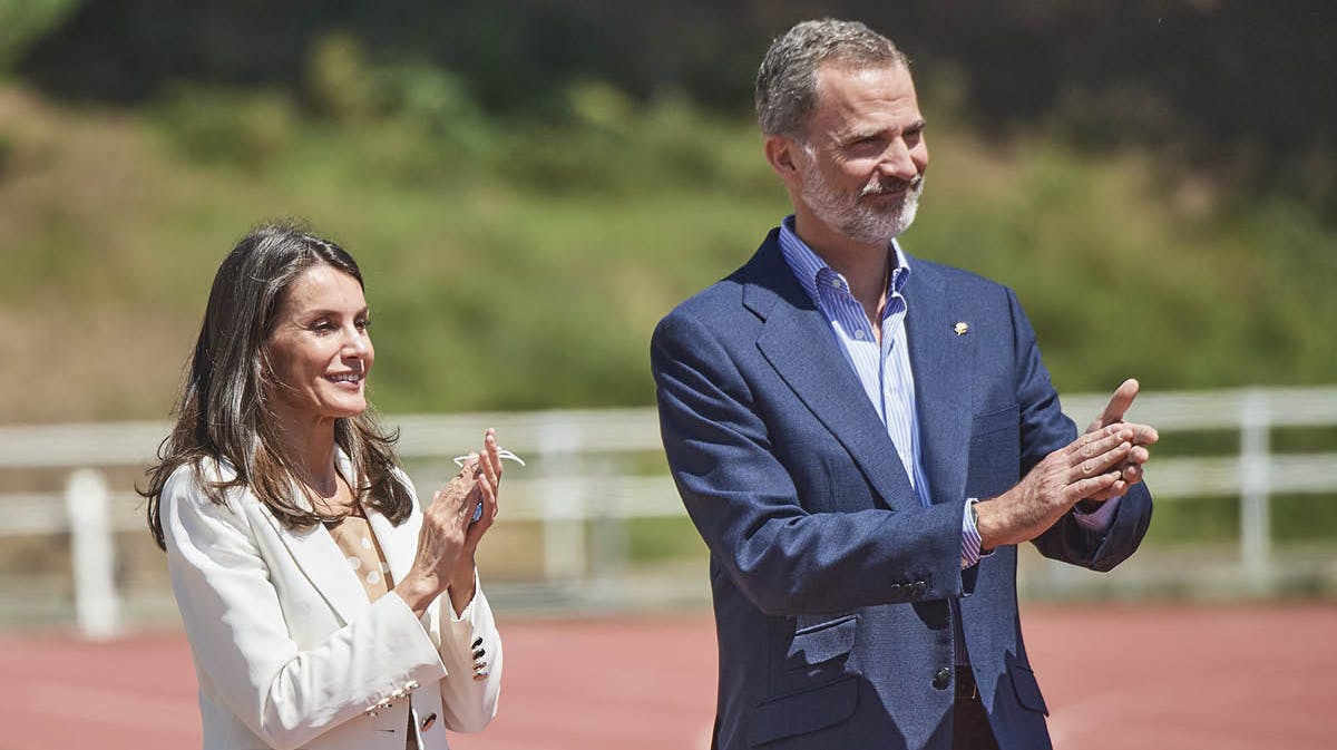 Dronning Letizia, kong Felipe
