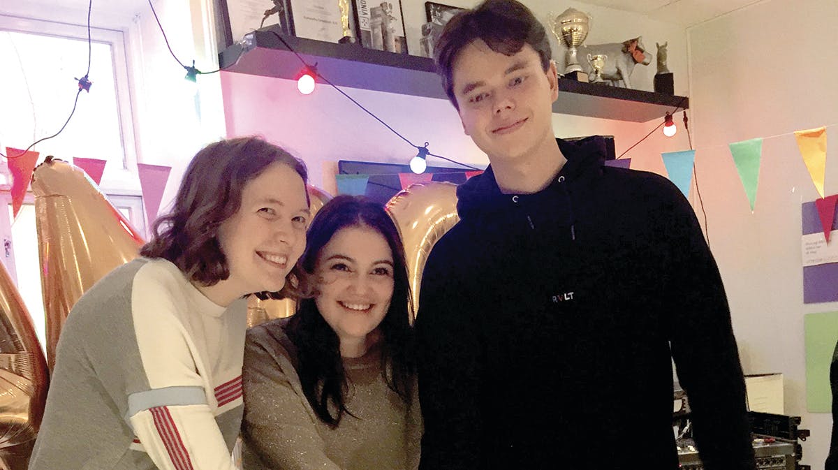 Rachel, Stepanie og Christian
