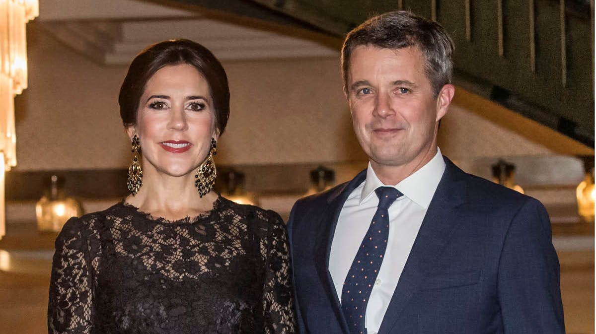 Kronprins Frederik og kronprinsesse Mary. Arkivfoto.&nbsp;