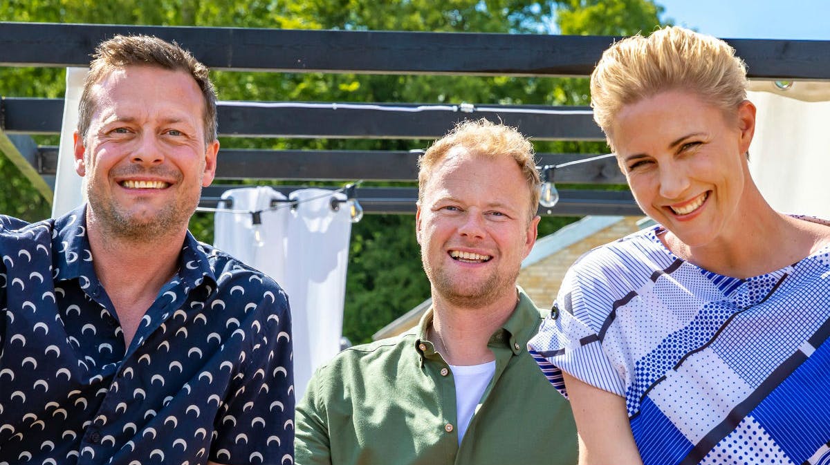 Ask Abildgaard, Christian Degn og Mette Helena Rasmussen fra "Nybyggerne".