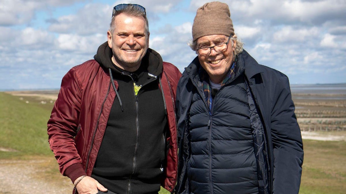 Hans Pilgaard og Jørgen Leth i "Leth og Pilgaard indtager Danmark"