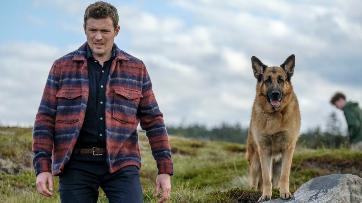 John Reardon og Diesel vom Burgimwald fra "Hudson & Rex"