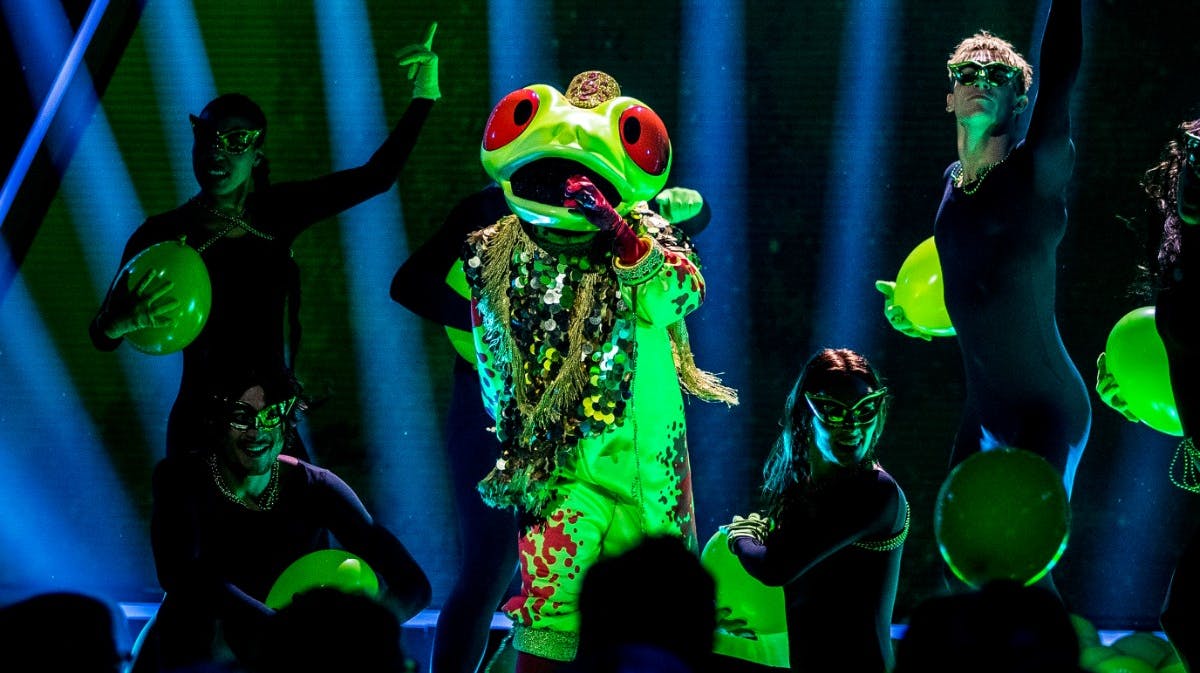 Frø i "Hvem holder masken?"