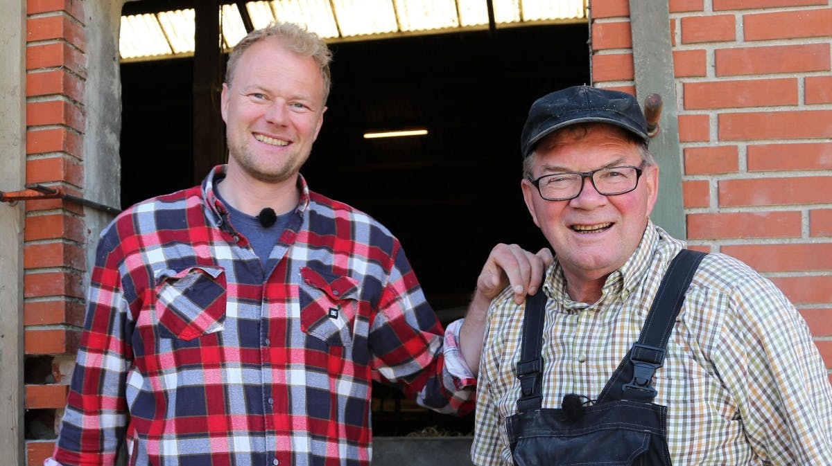 Christian Degn og hans far, Jens Degn.