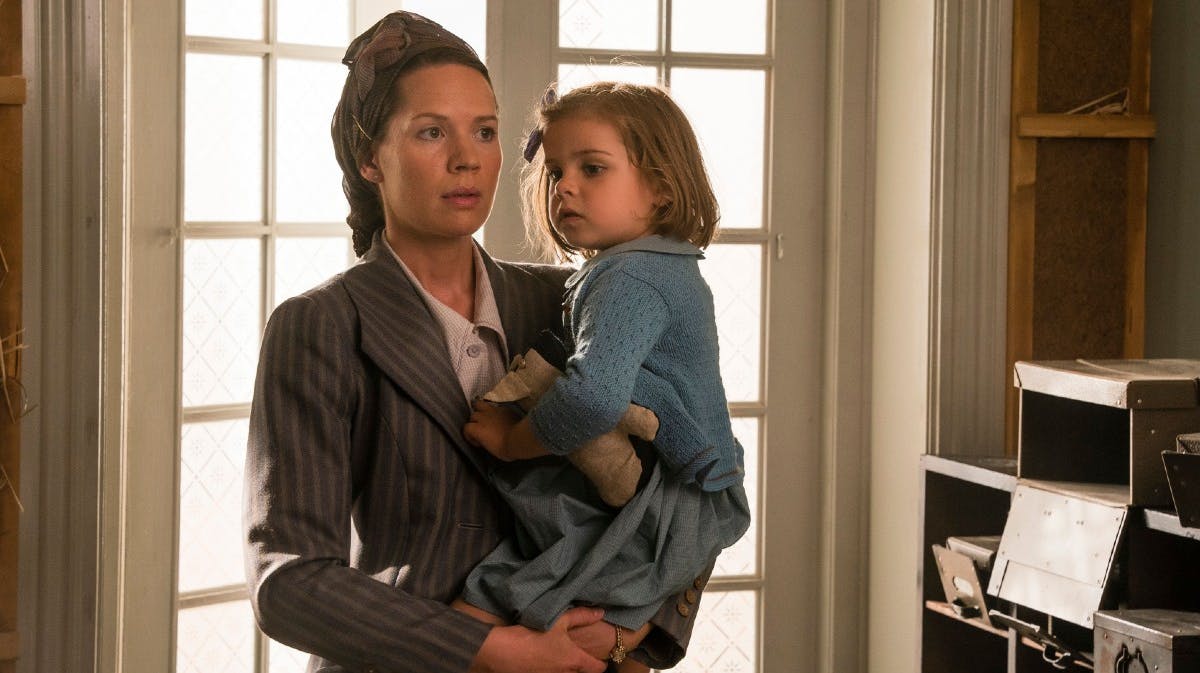 Amanda og datteren Frida. 