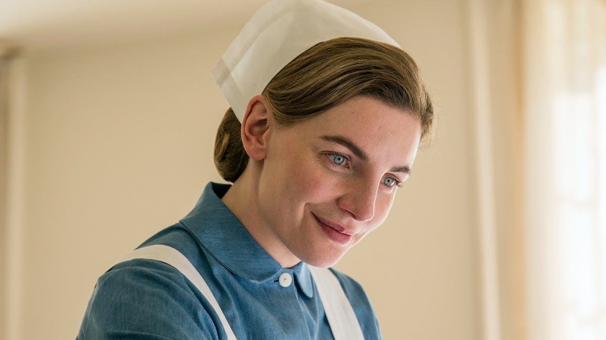 Molly Egelind som Anna i "Sygeplejeskolen".