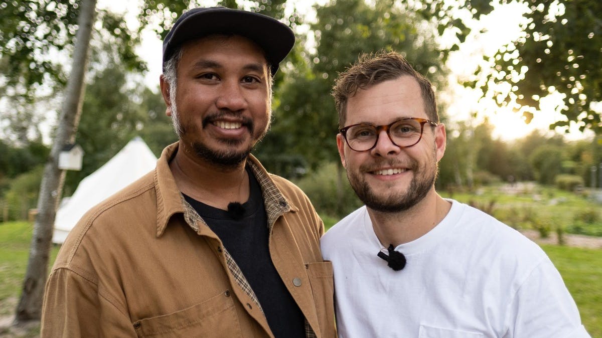 Lambang og Kaspar Arianto fra TV 2's "Sommerdrømme".