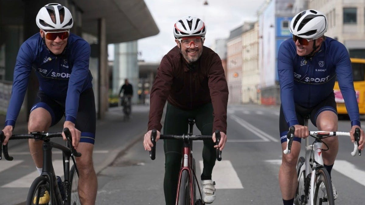 Dennis Ritter, kronprins Frederik og Rolf Sørensen