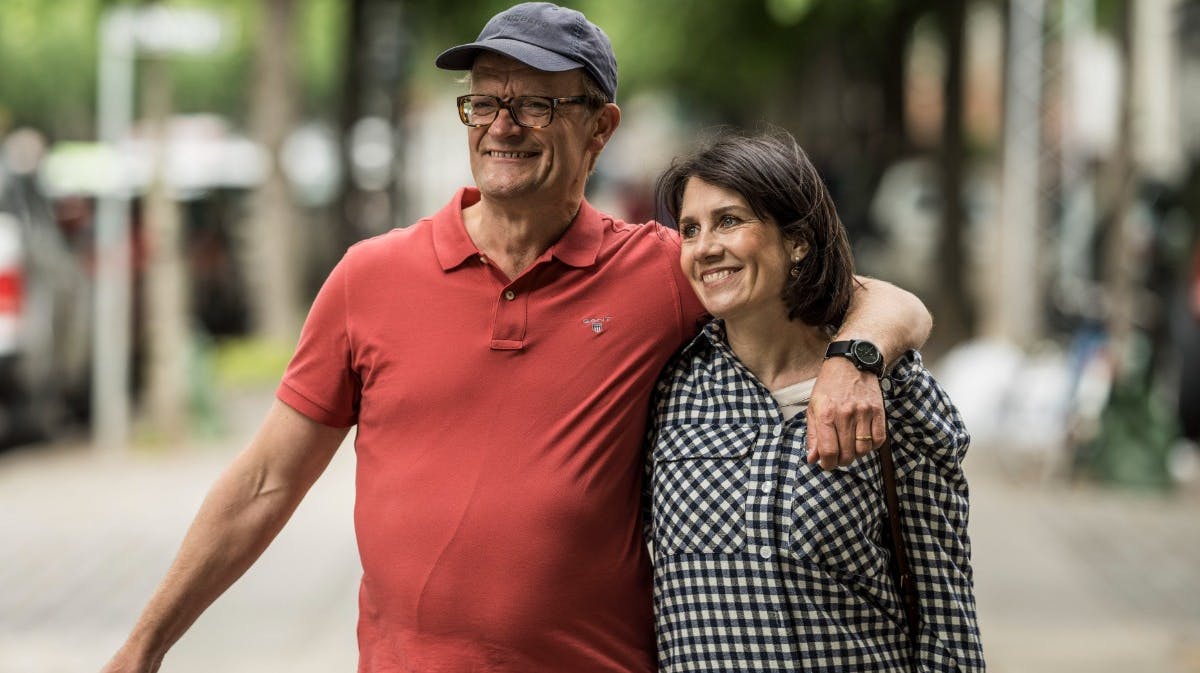 Frank Hvam og Mia Lyhne i "Klovn"
