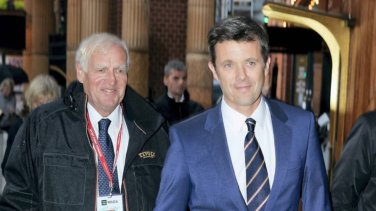 Kronprins Frederik ankommer til Tivoli