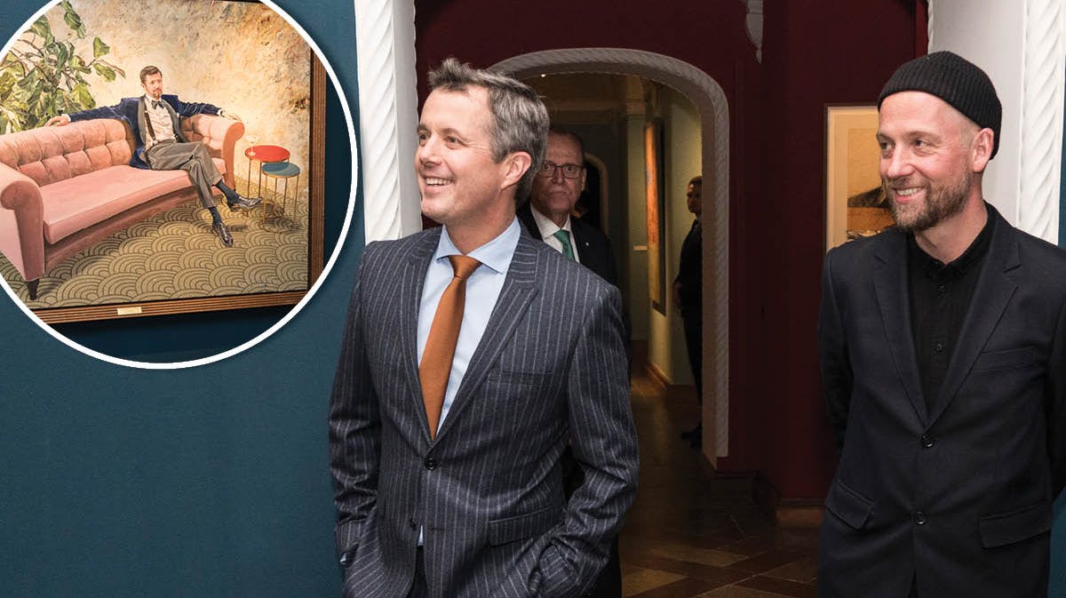 Kronprins Frederik og Kasper Eistrup