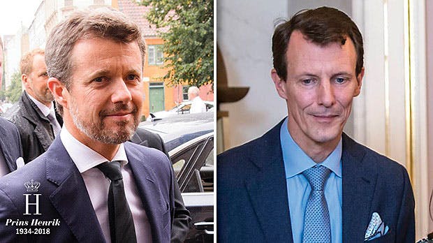 Kronprins Frederik og prins Joachim