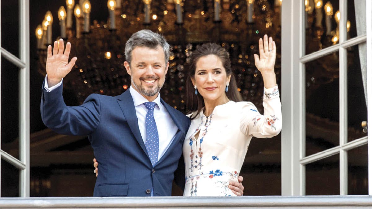 Kronprins Frederik og kronprinsesse Mary.