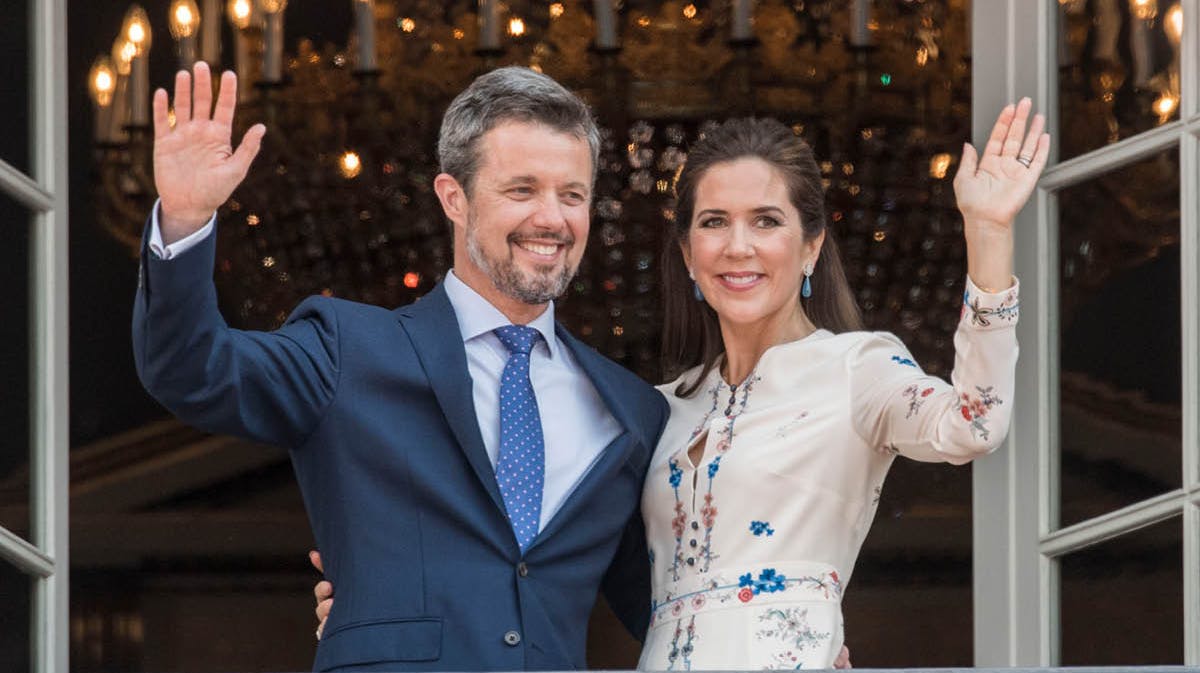 Kronprins Frederik og kronprinsesse Mary. Arkivfoto.