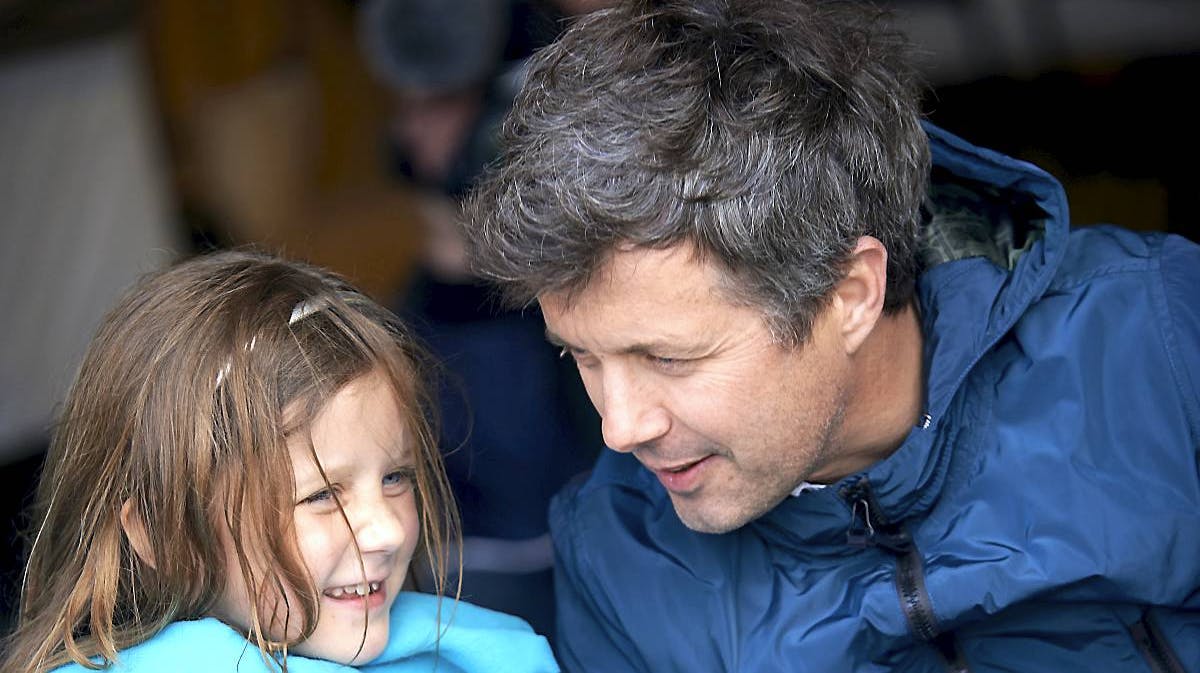 Kronprins Frederik og prinsesse Isabella.