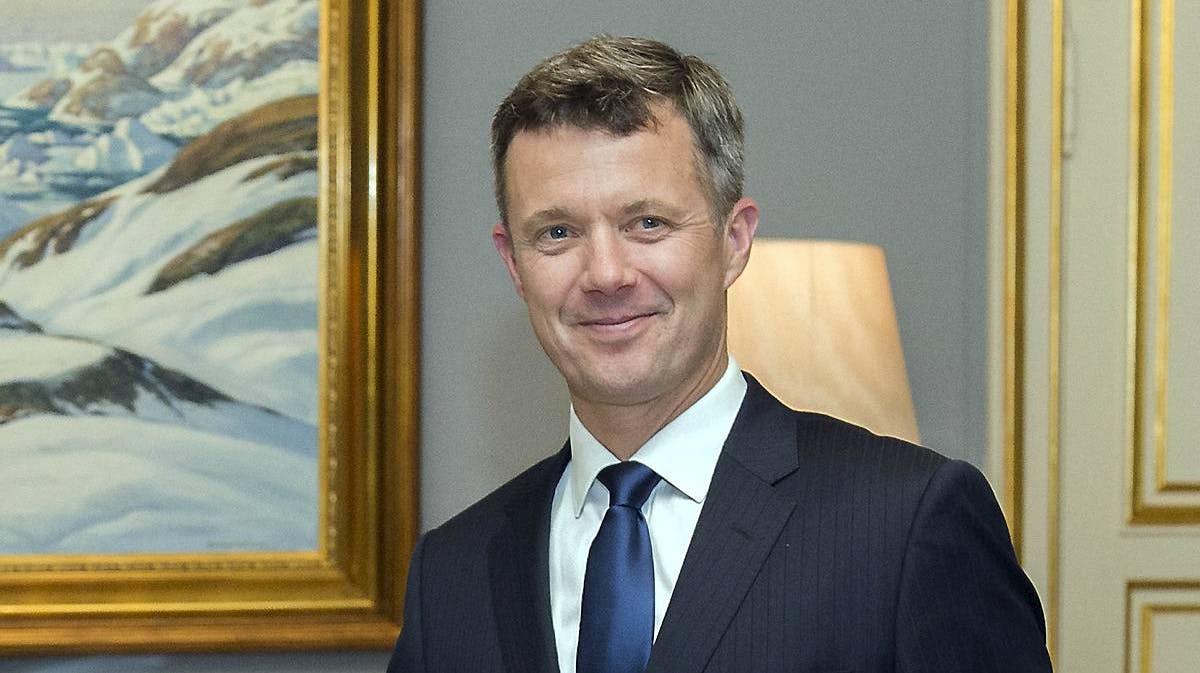 Kronprins Frederik tog imod i Frederik VIII's palæ