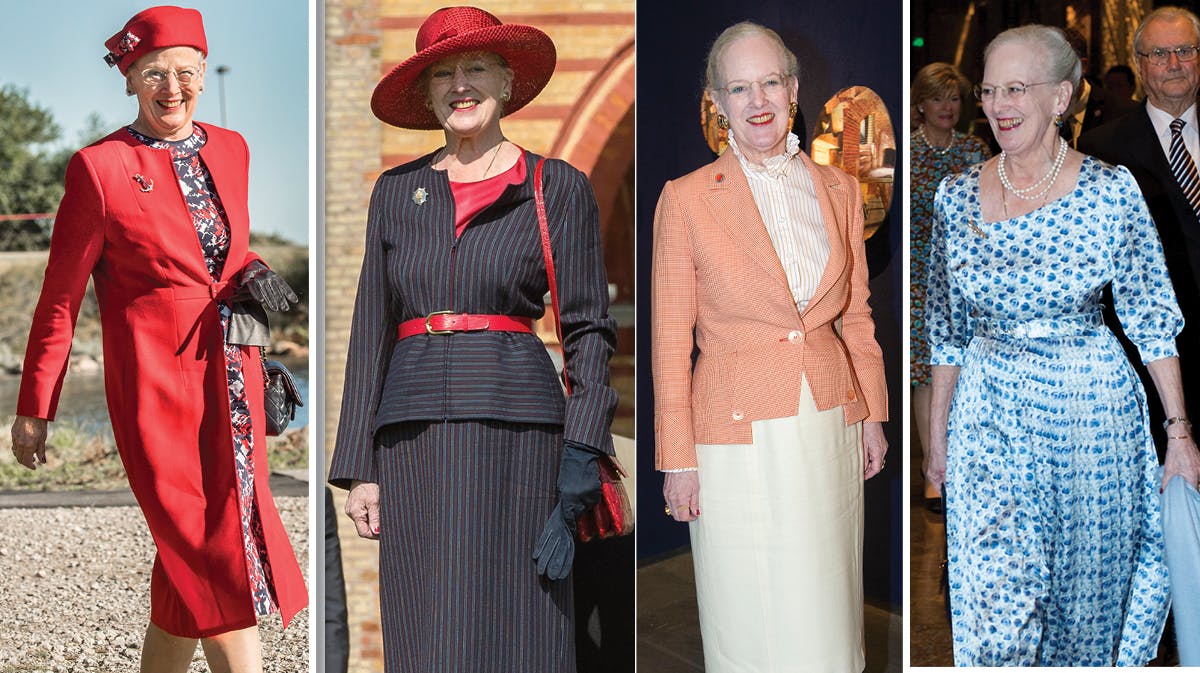 Dronning Margrethe i tøj fra Freifeldt