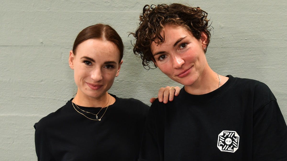 Claudia Rex og Freja Kirk.