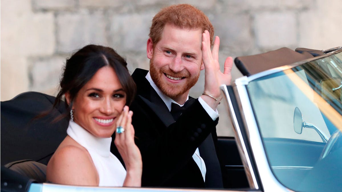 Hertuginde Meghan og prins Harry.