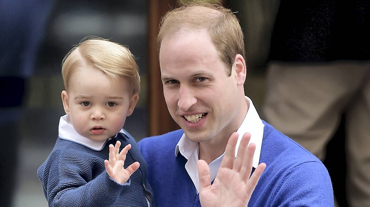 Prins George og prins William.