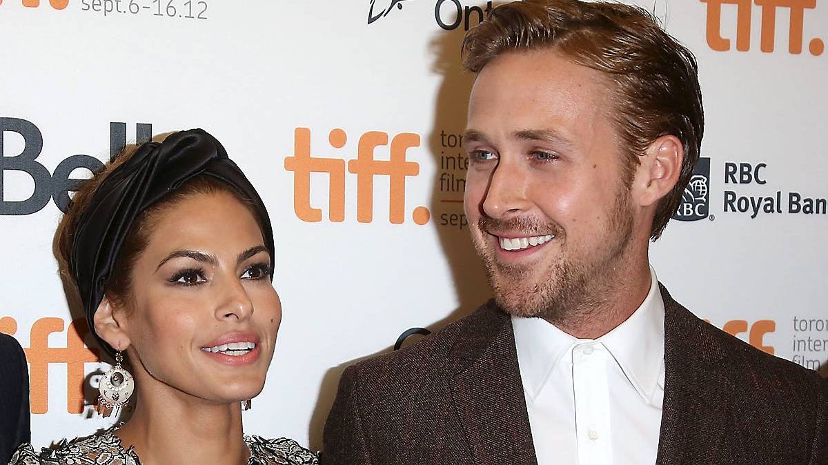 Eva Mendes og Ryan Gosling.