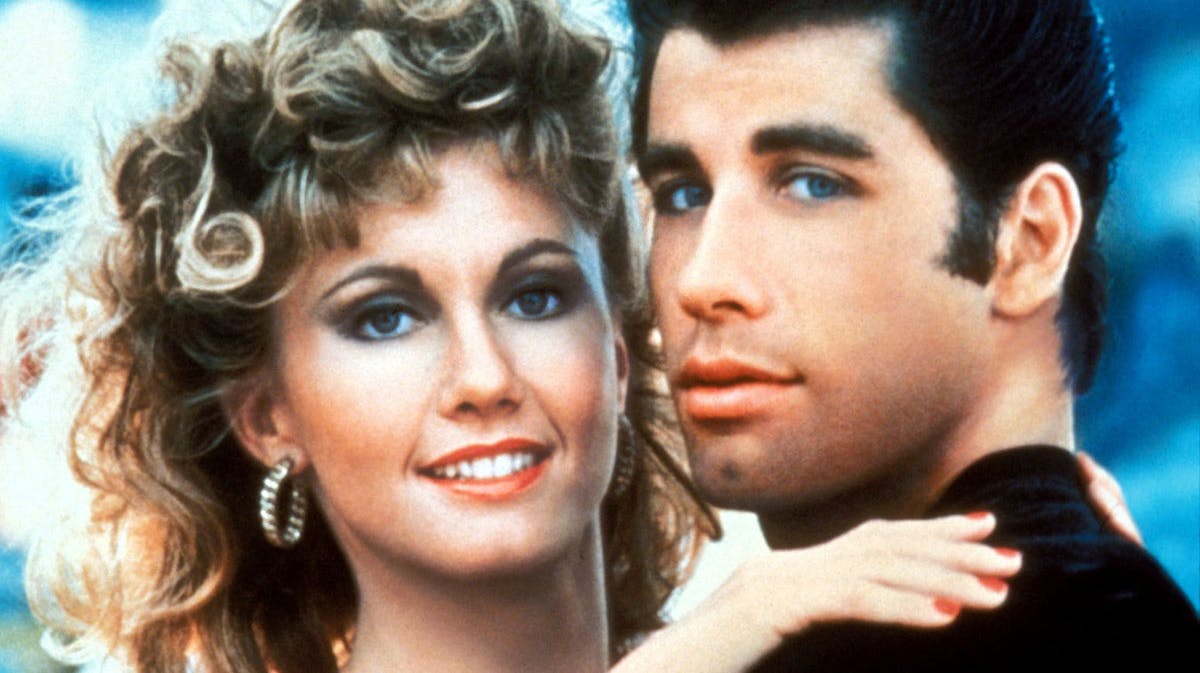 Olivia Newton-John og John Travolta i "Grease".