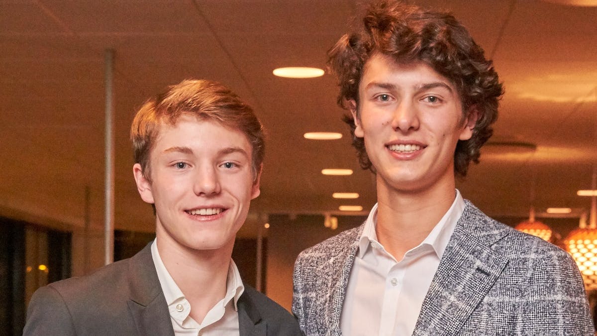Prins Felix og prins Nikolai. 