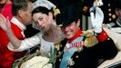 Kronprinsesse Mary og kronprins Frederik på deres bryllupsdag