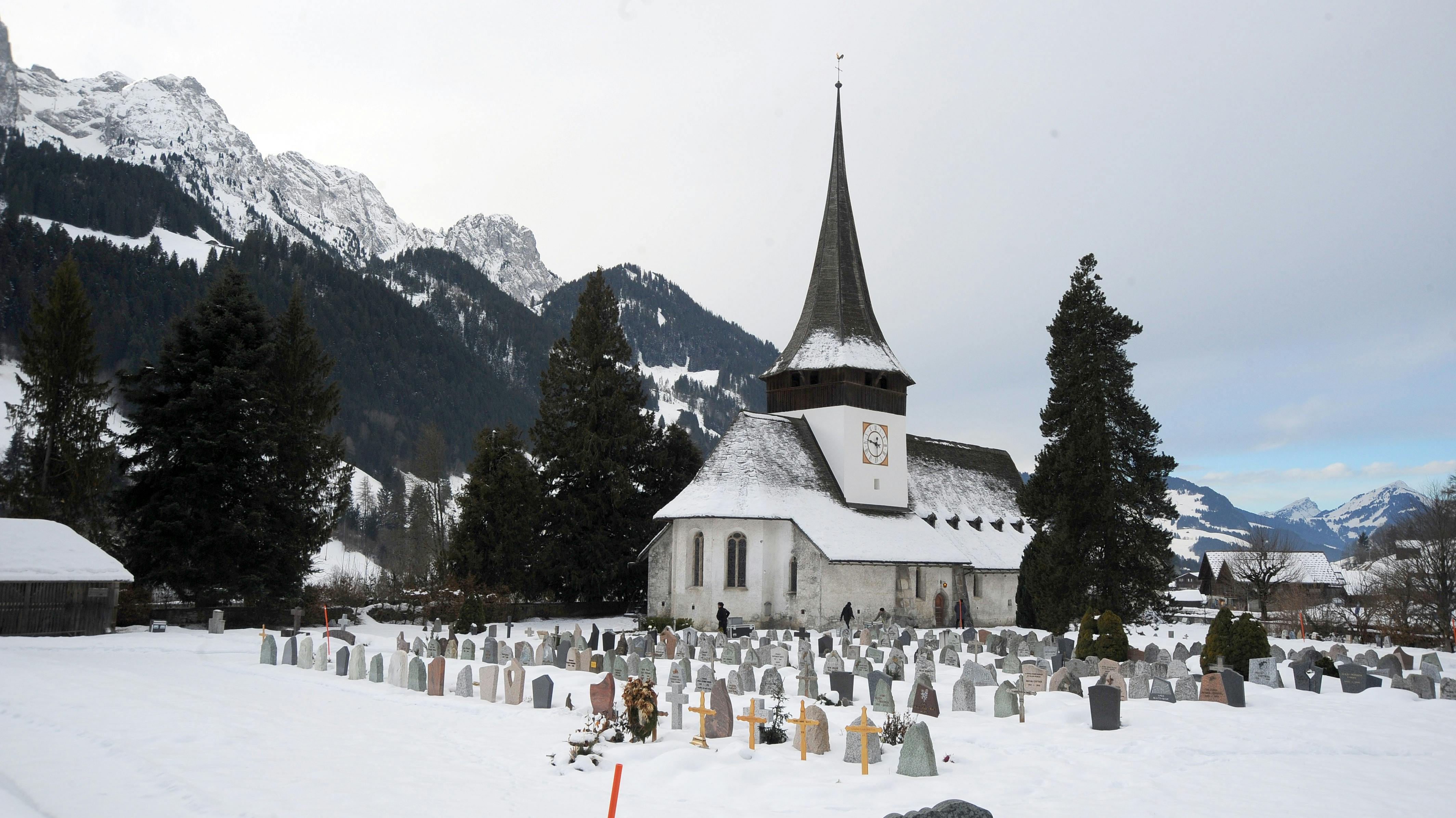 Tatiana Santo Domingo og Andrea Casiraghi blev viet religiøst ved Gstaad i Schweiz 1. februar 2014.