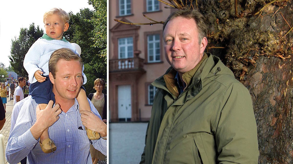 Prins Gustav med sin nevø, grev Richard.