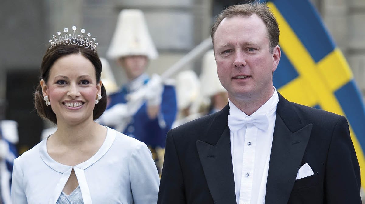 Carina Axelsson og prins Gustav.
