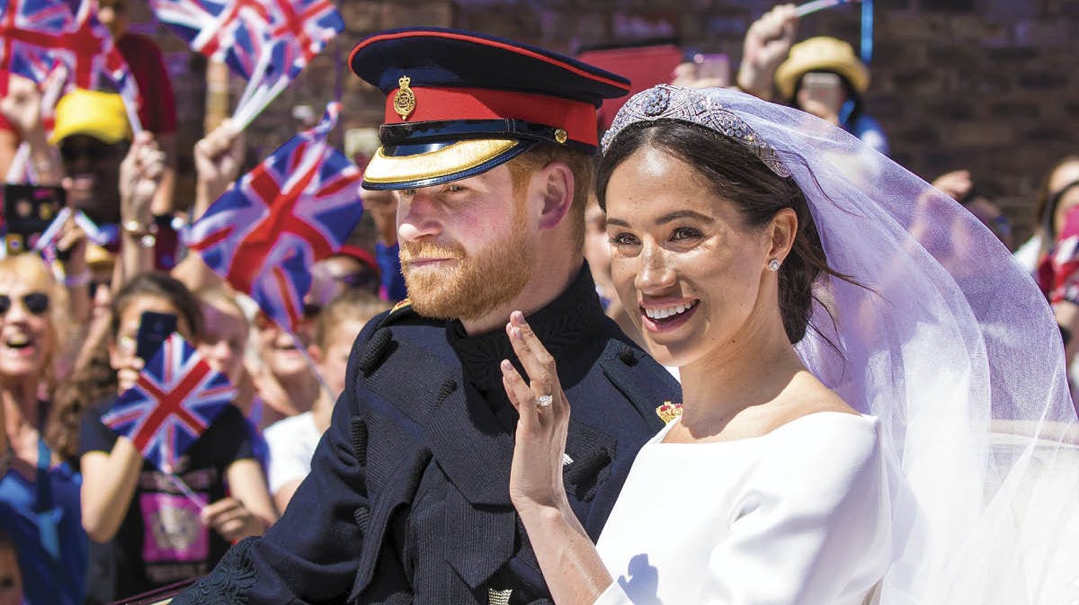 Prins Harry og hertuginde Meghan.