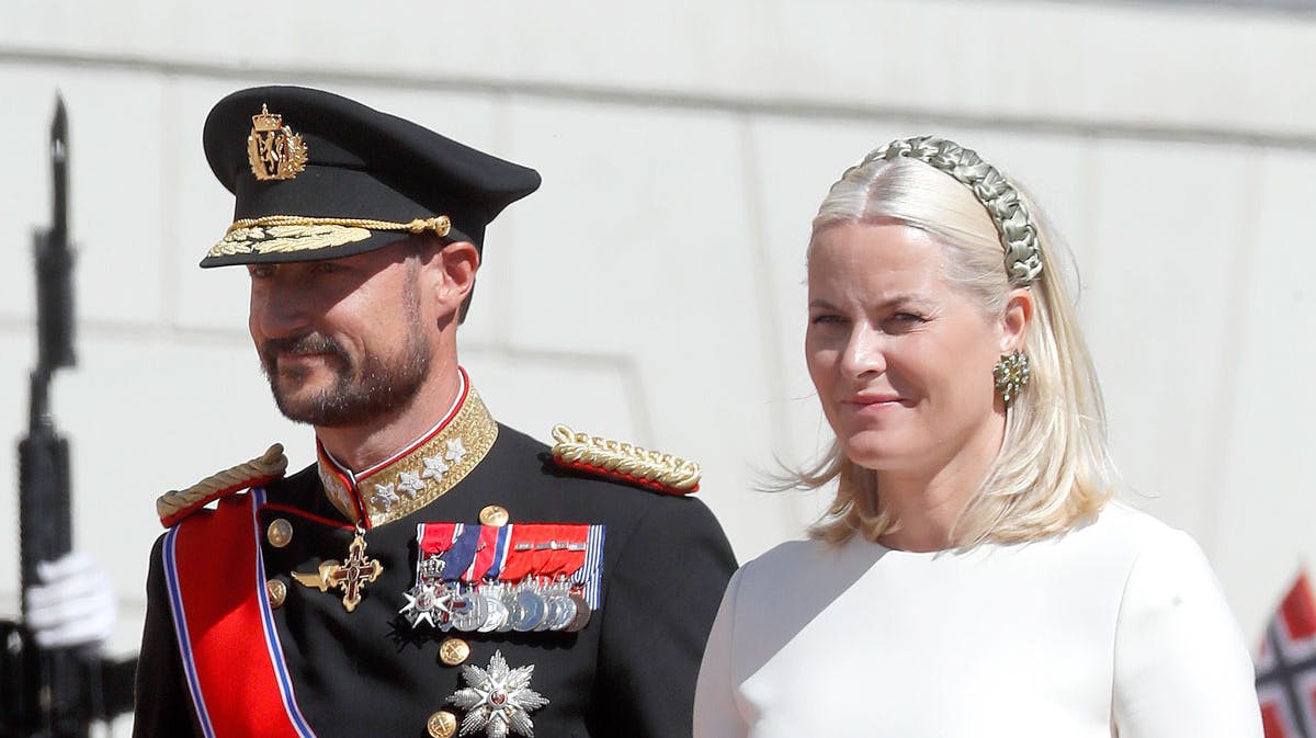 Kronprins Haakon og kronprinsesse Mette-Marit.