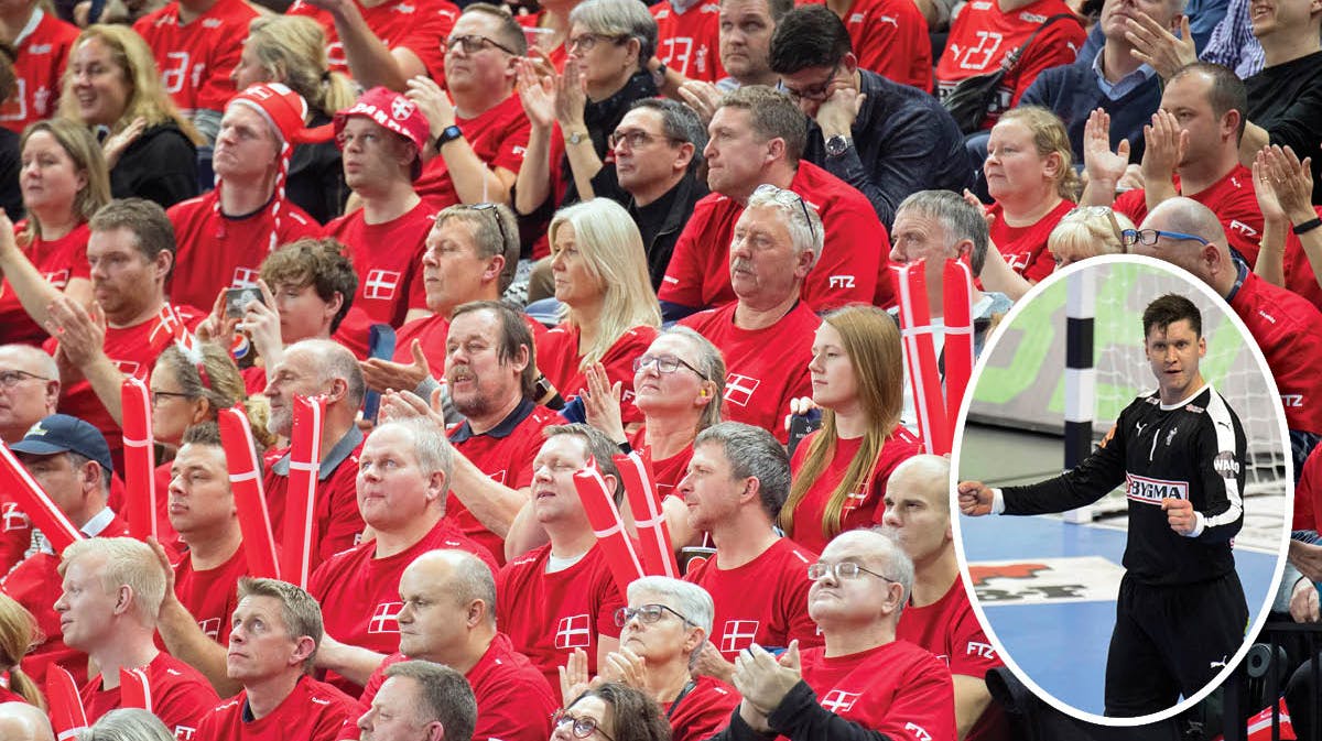 Fotomontage. Fans og Niklas Landin.