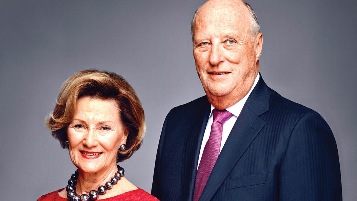 Norges dronning Sonja og kong Harald.