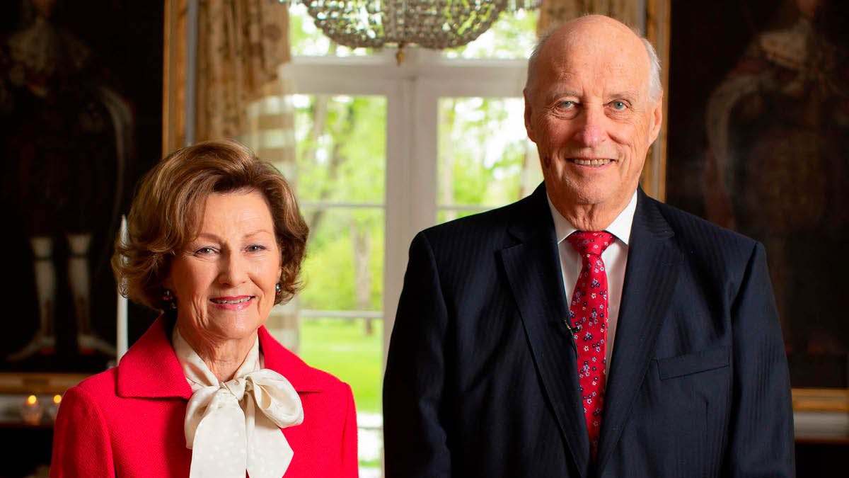 Kong Harald og dronning Sonja. 