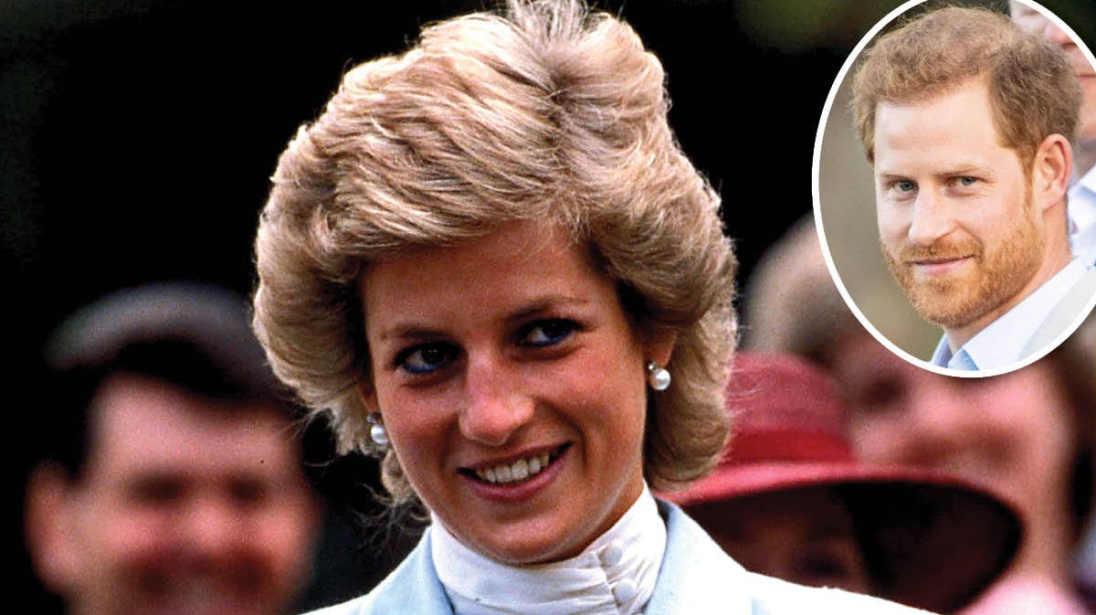 Prinsesse Diana. Indsat: Prins Harry. 