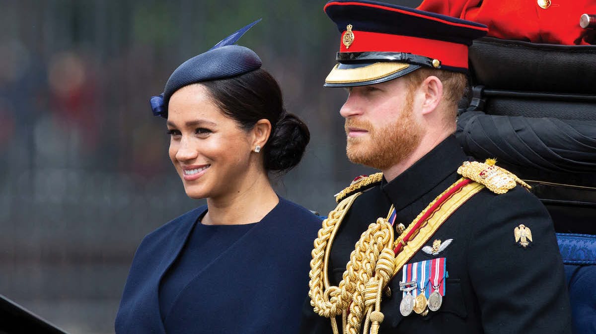 Hertuginde Meghan og prins Harry.