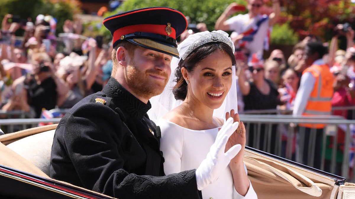 Prins Harry og hertuginde Meghan.