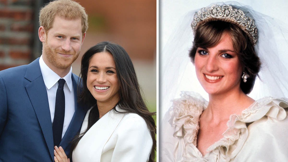 Prins Harry, Meghan Markle og prinsesse Diana