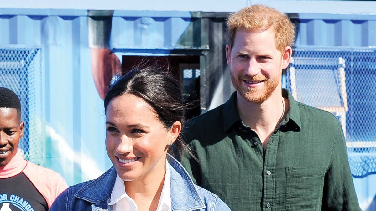 Hertuginde Meghan og prins Harry.