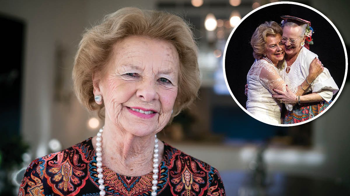 Susanne Heering. Indsat: Susanne Heering og dronning Margrethe. 