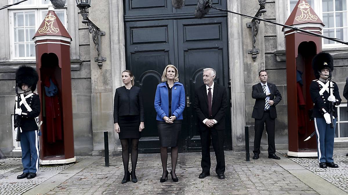 Mette Frederiksen, Helle Thorning-Schmidt og Henrik Dam Kristensen